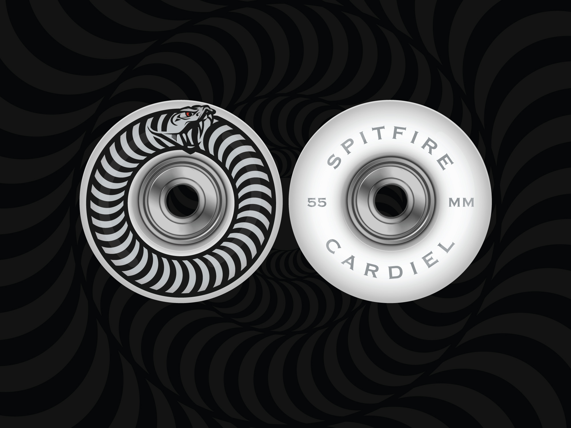 Spitfire Wheels Cardiel Design by Old Dirty Dermot Design & Illustration