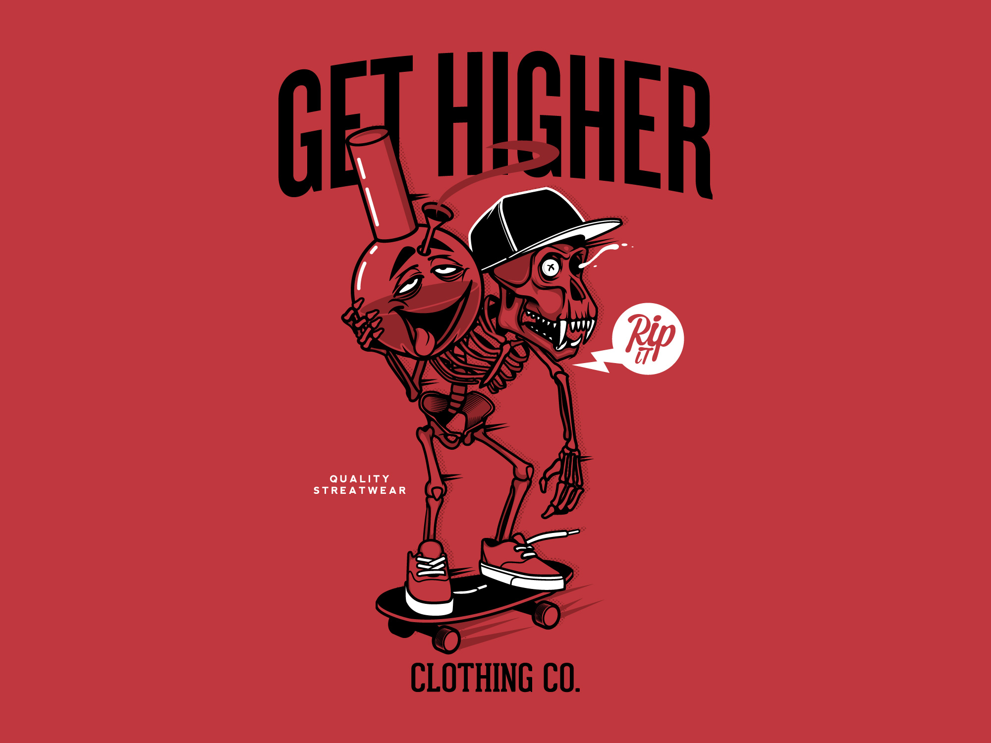 GetHigher-Skeleton-Skateboarder-old-dirty-dermot-creative-for-hire