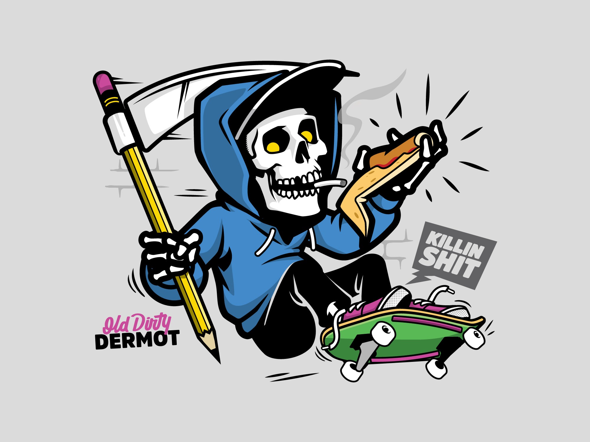 Killin-shit-skateboard-reaper