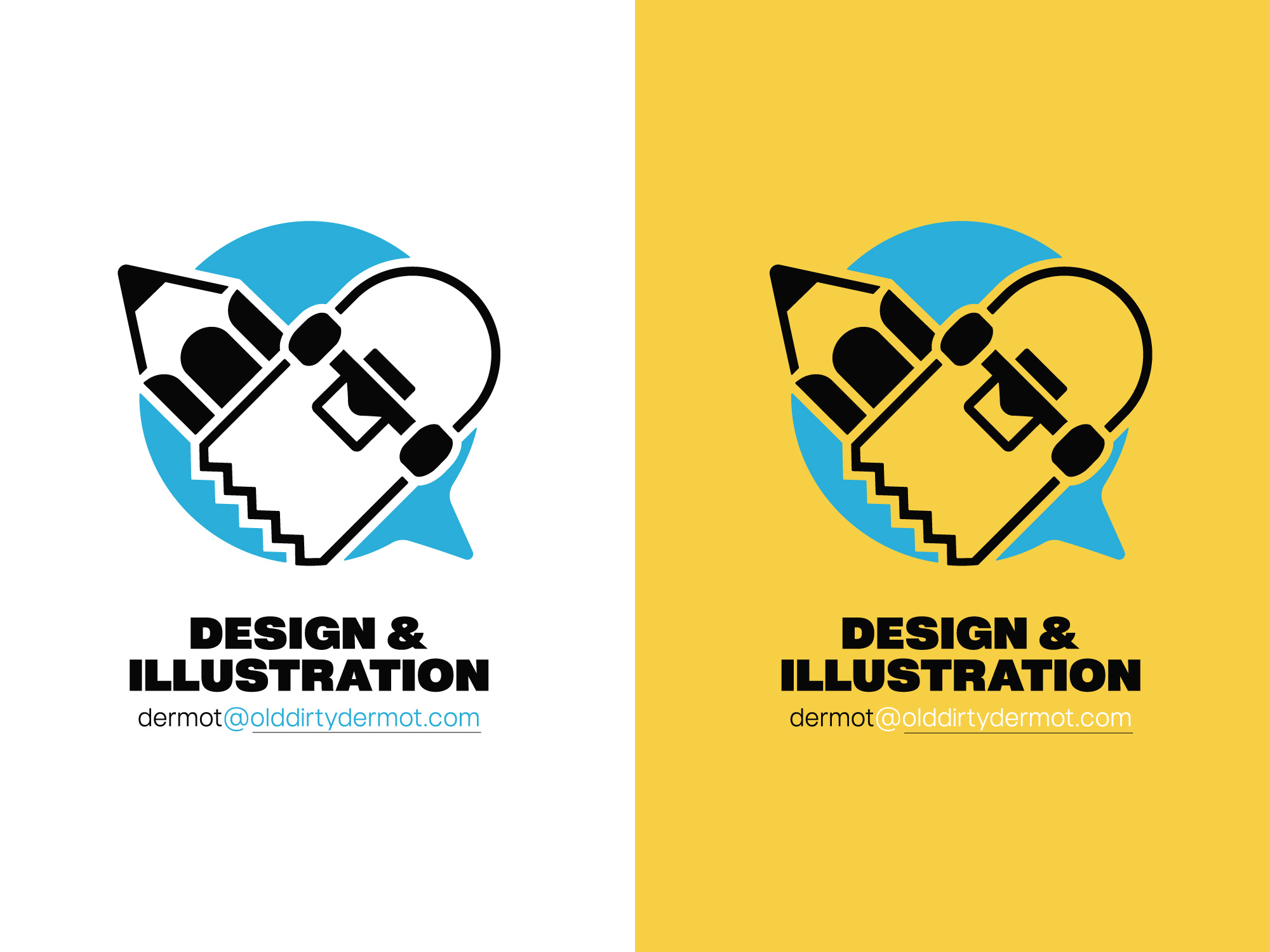 Old Dirty Dermot Design & Illustration branding