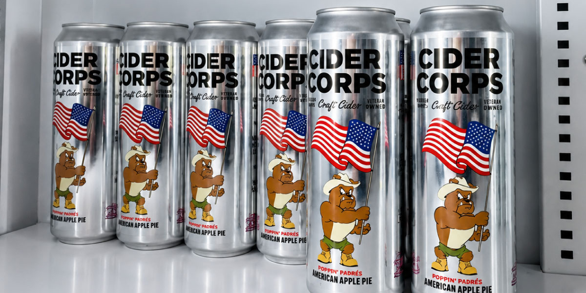 Cider Corps - American Apple pie Can design